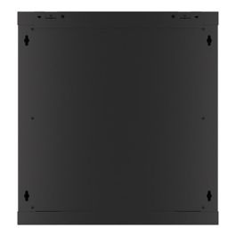Lanberg WF01-6612-10B Armario Rack de Pared 12U Negro para Redes, 60 kg, con Rieles, Cierre y Gestión de Cables IP20