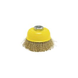 Mota Herramientas Cepillo copa de alambre ondulado Ft0100 vaso acero 100 mm para limpieza de metales Precio: 7.49999987. SKU: B17T2ESQD3