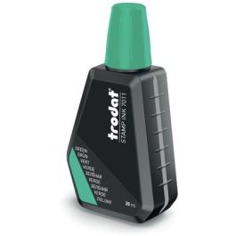 Trodat Stempel 7011 Tinta para Sellos Verde 28ML – Recambio Cartucho Verde para Marcadores Trodat – 44x22 mm
