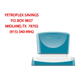 X'stamper Sello X'stamper Quix Personalizable Color Rojo Medidas 36x61 mm Q-16 Precio: 16.50000044. SKU: B1CWZ5R5LH