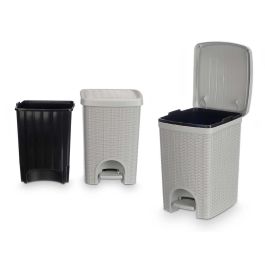Papelera Elegance Gr Gris Claro 20L Stefanplast 27X38CM (6 Unidades) Papelera Elegance Gr Gris Claro 20L Stefanplast 27X38CM (6 Unidades)