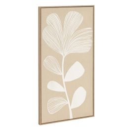DKD Home Decor Cuadro Blanco Natural 42.5 x 82.5 x 2.8 cm (4 Unidades)
