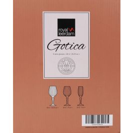 Royal Leerdam Set 6 Copas Vino "Gotica" 60 cl