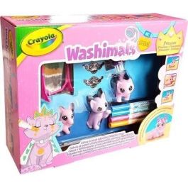 Crayola CRA0071662075194 Washimals Pastel Princess Pets - Kit para Colorear y Personalizar Animales en Colores Pastel, Niños de 3 Años