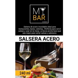 Inde Salsera Acero Inoxidable 240 ml 21x9.6x10 cm