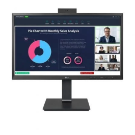 LG Monitor Profesional 24BP75CP-B 23.8" Full HD IPS Webcam USB-C Regulable en Altura Negro Precio: 132.58999952. SKU: B182WBKESF