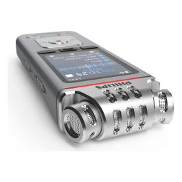 Philips DVT4115 VoiceTracer - Grabadora de Voz Digital, USB-C, Grabación 36h, MP3/WAV, Micrófono Omnidireccional, Memoria 8GB, Pantalla LCD, Compatible PC/Mac