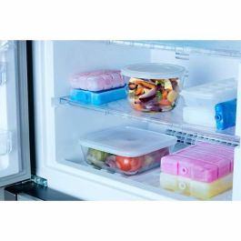 Pyrex Juego de 8 Recipientes para Guardar Alimentos Cook & Freeze Rectangular de Vidrio con Tapa Especial para Congelador