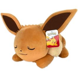 Peluche - BANDAI - Pokémon - Eevee (Eevee) 40cm - Peluche Pokémon para dormir muy suave - JW0222