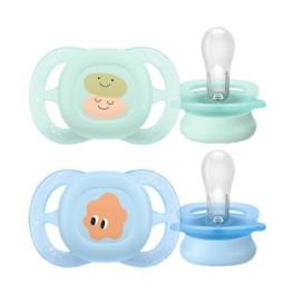 AVENT Chupete Ultra Start de Silicona para Bebé Niño 0-2 Meses con Dibujo Pack de 2 Unidades Precio: 12.50000059. SKU: B1F6WSE2KG