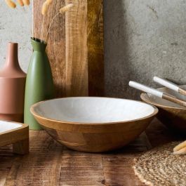 Home Deco Factory Ensaladera Nerina Mango Diámetro 27,5 cm Maderas Varias