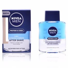 Nivea MEN PROTEGE & CUIDA After Shave 2 en 1 Loción Calmante, Hidratante y Refrescante para Hombre, 100 ml Precio: 6.50000021. SKU: S0542446