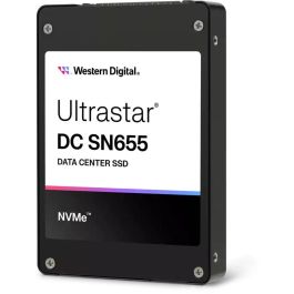 Western Digital Ultrastar SN655 SSD NVMe 15.36TB U.3 PCIe 4.0 para Servidor/Estación de Trabajo, Lectura 6800 MB/s