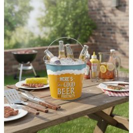 Inde Cubo para Hielo Redondo, 5 Litros, Capacidad 5L, Diámetro 22.5 cm x Altura 18.5 cm (8 Unidades)