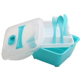 Cook Concept Fiambrera Take Away Con Plato Y Cubiertos Colores Surtidos Precio: 4.49999968. SKU: B19SDJFKZB