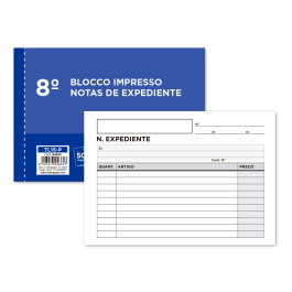 Liderpapel Talonario Notas de Expediente Octavo Duplo Texto en Portugués Precio: 12.79000008. SKU: B1DWXGRSGL