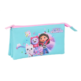 Safta Estuche Portatodo Triple Gabbys Doll House 120x220x30 mm Precio: 12.50000059. SKU: B12VBYGGKC