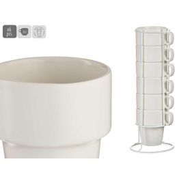 Set 6 Tazas Porcelana Apilable Blanco 36Cl C Supor Vessia 11X34CM (6 Unidades) Set 6 Tazas Porcelana Apilable Blanco 36Cl C Supor Vessia 11X34CM (6 Unidades)