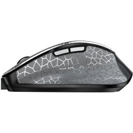 Cherry JW-8600 Ratón ergonómico inalámbrico MW 8C ERGO, Óptico RF + Bluetooth, 3000 DPI, Negro/Gris