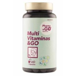 PHARMA & GO Multivitaminas y Minerales 60 Cápsulas – Reduce la Fatiga para Adultos y Niños a Partir de 12 Años Precio: 17.5000001. SKU: B16XEMAF8B