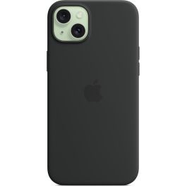 Apple MXQR3ZM/A Funda de Silicona para iPhone 15 Plus con MagSafe - Negro