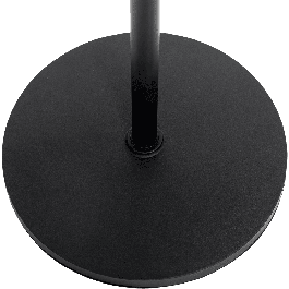 SBG Soporte de Micrófono Recto de Suelo con Base Redonda 30cm | Altura Ajustable 889-1625mm | Acero Negro