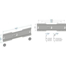 Soporte de Pared Fijo CME Meliconi ES400 para TV de 37-50"/ hasta 30kg Soporte de Pared Fijo CME Meliconi ES400 para TV de 37-50"/ hasta 30kg