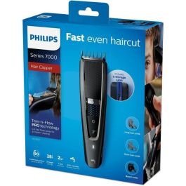 PHILIPS HC7650 / 15 - Afeitadora / recortadora de cabello y barba Serie 7000 con bolsa de viaje y kit de peluquero PHILIPS HC7650 / 15 - Afeitadora / recortadora de cabello y barba Serie 7000 con bolsa de viaje y kit de peluquero