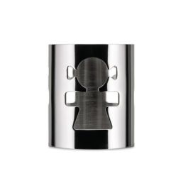 Alessi AKK10 W Servilletero Mujer Acero Inoxidable 18/10 Diseño King-Kong