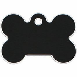 Placa identificativa para collar Imarc Bone Negro