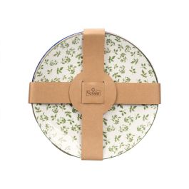 Vessia Plato Llano 27 x 27 cm Cerámica Porcelana Colores Surtidos (Azul, Beige, Negro, Verde) (Set de 24)