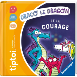 Ravensburger Tiptoi Draco el Dragón y Coraje Libro Interactivo Juego Educativo Electrónico sin Pantalla 13099075