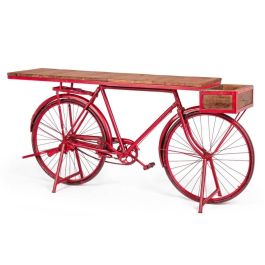 Consola Home ESPRIT Marrón Negro 195 x 40 x 91 cm