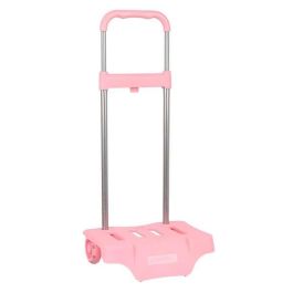 Safta Carro Portamochilas Trolley Rosa Palo P.176C, Ruedas Antivibración, Universal, 2 Años Garantía