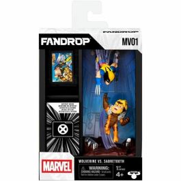 Fandrop FAN0630996920640 Figura Star Wars Lobezno vs Dientes de Sable - Vitrina con escena de culto + mini póster - 18 cm