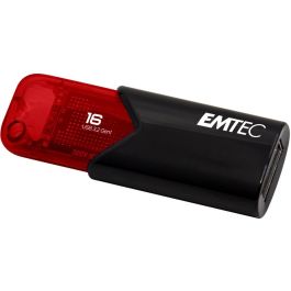 EMTEC Stick USB3.2 Click Easy B110 16GB Negro, Rojo