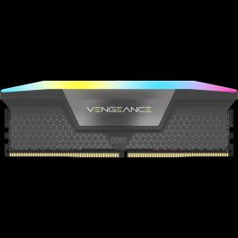 Corsair Vengeance RGB Memoria RAM DDR5 32GB (2x16GB) 5200MHz CL40 Gris con Iluminación RGB y AMD EXPO para PC Gaming