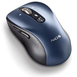 NGS Infinity-RB Ratón Inalámbrico Multidispositivo Bluetooth 5.1 2.4 GHz Recargable 3200 DPI Silencioso Ambidiestro Azul