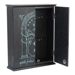 ERIK Colgador de Llaves Puerta de Moria El Señor de los Anillos, Luminiscente, Madera MDF, 21x26x6cm