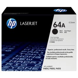 HP Cartucho de Toner Original LaserJet 64A CC364A Negro Estándar 10.000 Páginas Precio: 220.50000005. SKU: B17KMTJ3D7