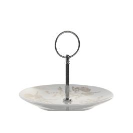 DKD Home Decor Frutero Alpino Verde Blanco Porcelana Metal 27 x 34 x 27 cm