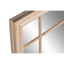 Espejo de pared Home ESPRIT Natural Ventana Decapé 68 x 4 x 128 cm