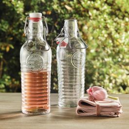 Bormioli Rocco Officina Botella de Vidrio Transparente 1 L