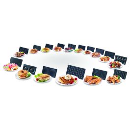 Tefal SW852D, Sandwichera y Gofrera Combinada, Negro y Acero Inoxidable, 700W