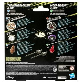 Hasbro HASF9589ES0 Beyblade X Star Wars: The Mandalorian & Moff Gideon Set, 3-60F vs. 3-80N, Paquete Múltiple
