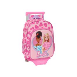 Mochila Escolar con Ruedas Barbie Love Rosa 26 x 34 x 11 cm