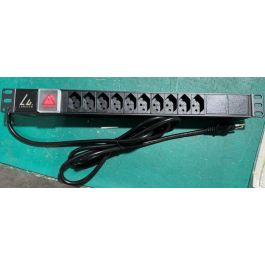Lanview 19'' rack mount power strip, 2m, 10A with 10 x Swiss type J socket Precio: 34.78999986. SKU: B1JDVD6AE7