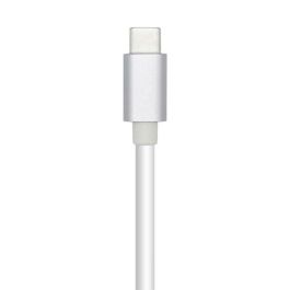 AISENS A109-0505 Adaptador de Red USB-C a Ethernet RJ45 Gigabit para PC Portátil, USB 3.2 Gen 1 (1000 Mbps), Color Plata, 15cm