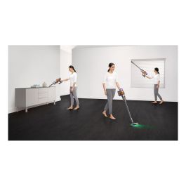 Dyson V15 Detect Absolute Aspiradora Escoba 2 en 1 Sin Bolsa, Secar, HEPA, Ciclónica
