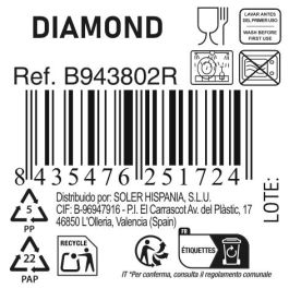 La Mediterranea Plato Postre Diamond Ø19 cm